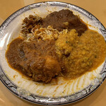 ナーン イン - カレー3種