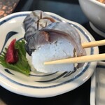 喫茶 麻 - 虎鯖棒寿司