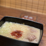 一蘭 - ラーメン　１００％豚骨不使用　1180円