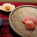 島津 - メジ鮪と山山葵