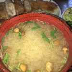 仁亭 - ダシが効いたなめこ汁