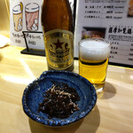 鶏ころ。 - 瓶ビール赤星中瓶 638円