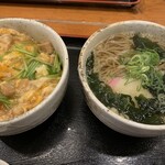 小雀弥 - ミニ親子丼+ミニそば