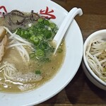 海風堂 - トンコツ醤油ラーメンともやしチャーシュー丼