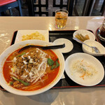 Saikouen - R4.3  坦々麺と半炒飯セット焼餃子付き