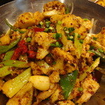 逸品火鍋 - カリフラワー四川風味小鍋：１２８０円(2013/1)