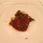 トルッテリ パターテ（鴨とフォアグラのラグーソース）