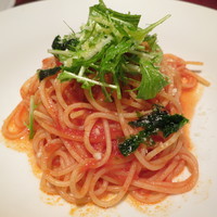 ビストロ　イイダ - アンチョビとトマトソースのスパゲッティーニ