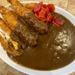 もみじ亭 - チキンカツ エビフライ トッピング