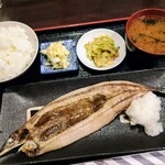 ひもの野郎  - さんま灰干し定食