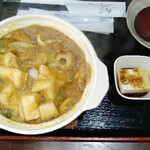 めん専門店 味良 - カレー煮込みうどん、玉子入り