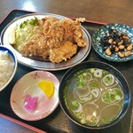 Shokudou Tongaribouya - 鶏の唐揚げ定食
