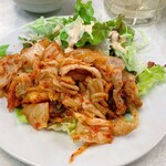 ゆたか食堂 - 豚キムチ炒め