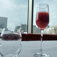 レストランMINAMI - 苺のフルーツカクテル。