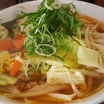 をっちゃんラーメン - 味噌野菜ラーメン