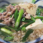 おいしい台所12カ月 - 肉吸いはごま油のきいた味