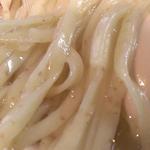 鶏そば  ムタヒロ - 全粒粉の平打ち麺…食感、旨味共に素晴らしいです！