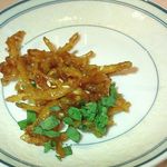 白魚の辛し炒め