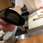 銀座おかもと - 手巻きで渡されました。