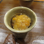 銀座おかもと - ナマコとコノワタの酢のものです。