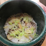 銀座おかもと - 鯛ご飯です。良い鯛だからこそご飯にするそうです。