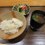 銀座おかもと - お食事になりました。