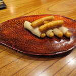 銀座おかもと - 最後にかりん糖。銀座たちばなのものです。