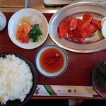 焼肉ハウス 柳月 - カルビ定食大