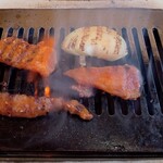 焼肉ハウス 柳月 - カルビ定食大