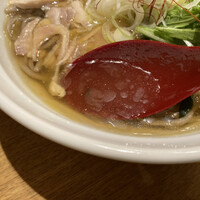 赤坂あじさい - 肉そば(親鳥) 冷　ツユUP