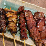 炭火焼鳥 千鳥足 - 焼き鳥タレお任せ