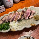 炭火焼鳥 千鳥足 - 軍鶏タタキ