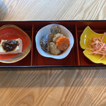 カフェ満天 - 小鉢3種　