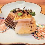 すし処 みや古分店 - 炙ったカマス、フグ白子