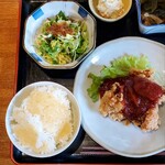 農家レストラン まだ来すた - 酢どりセット 左側