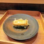 すし処 みや古分店 - 太刀魚幽庵漬け、たらの芽の天ぷら、あんかけ