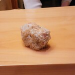 すし処 みや古分店 - ずわい蟹の身と白子