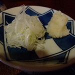新橋辻そば - 薬味たち
