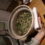 神保町 傳 - トモサンカクの炊き込みごはん！びっくり！！