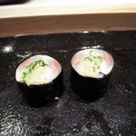 すし匠 - 2013/01/24　まいわし　磯部巻き