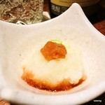 とり喜 - 大根おろし梅肉のせ