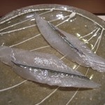 すし匠 - 2013/01/24　さより　おつくり（さよりの身）