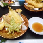 割烹旅館 松屋 - 夕食（天ぷら）