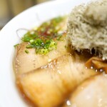 函館塩ラーメン 五稜郭 - ラーメン750円+チャーシュー増し250円+がごめ昆布150円