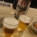 酒場 ふくろ - 狼煙は瓶ビール (大) 