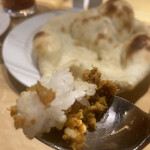 アジャンタ - 仲間のキーママターをチョイもらい。今日のは確かにいつもより辛い気がする。