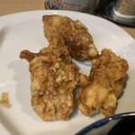 布施 細見商店 - 満足セット（焼豚丼、唐揚げ3個）