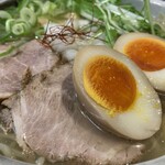 布施 細見商店 - さんまの煮干し冷やし塩ラーメン