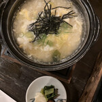 肴時々酒 海市 - ちょっちり〆の雑炊