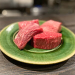 中津をにく - シャトーブリアンからみたお肉